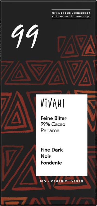 Produktfoto zu Feine Bitter mit 99% Cacao vegan