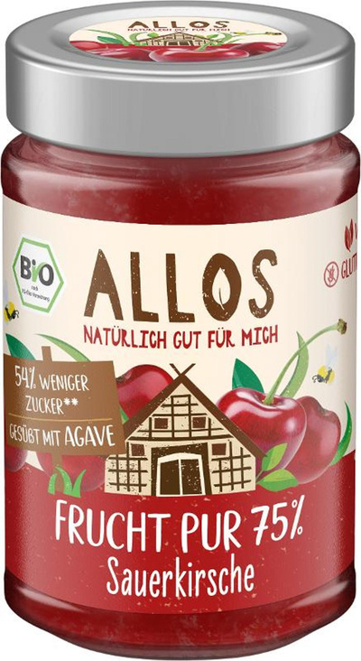 Produktfoto zu Frucht Pur 75% Sauerkirsche 200g