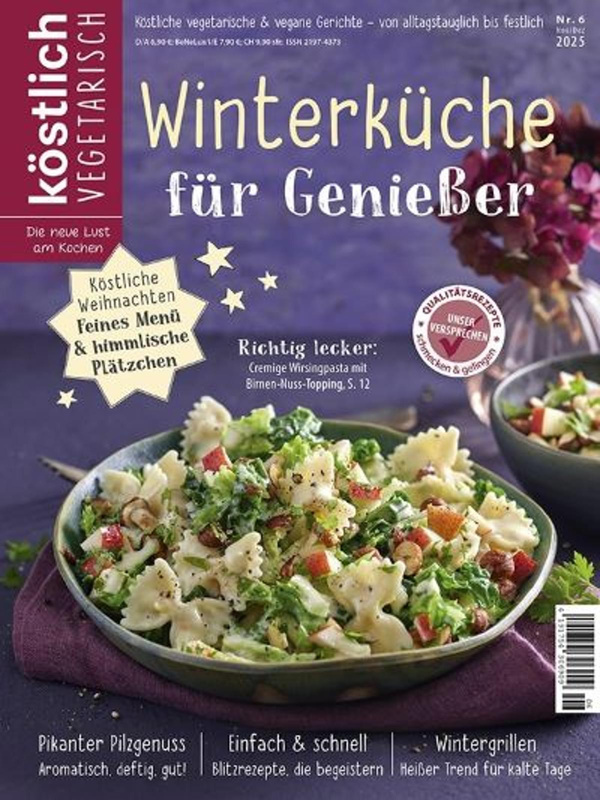 Produktfoto zu Zeitschrift "köstlich vegetarisch"
