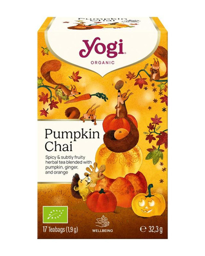 Produktfoto zu YogiTea Pumpkin Chai 17 Beutel