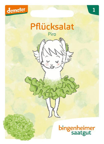 Produktfoto zu Saatgut Pflücksalat "Piro"