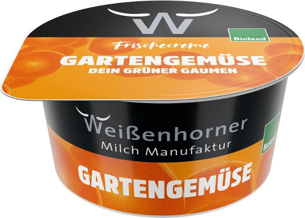 Produktfoto zu Weißenhorner Gartengemüse Frischcreme 150g