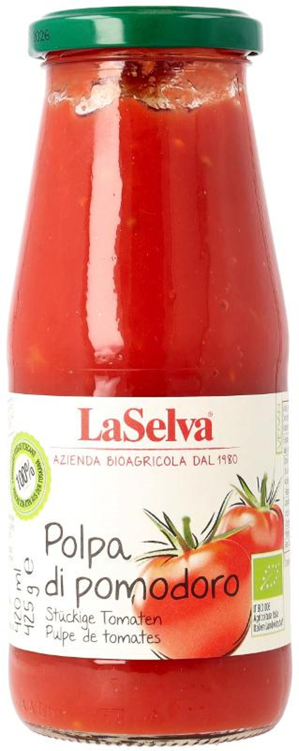 Produktfoto zu LaSelva stückige Tomaten 425g