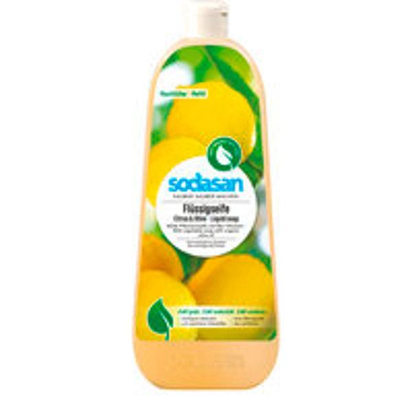 Produktfoto zu Flüssigseife Citrus & Olive Nachfüller 1L