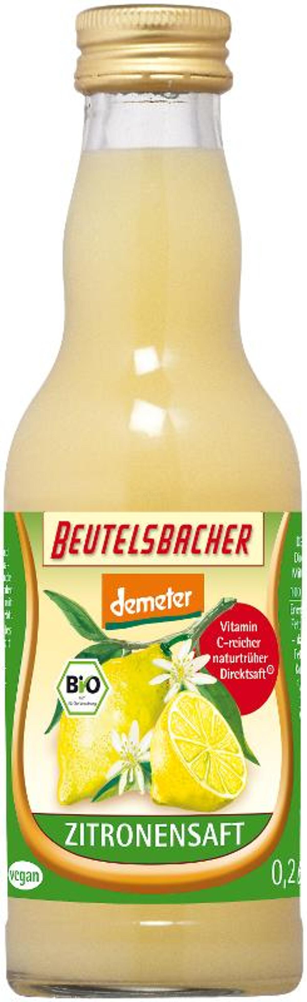 Produktfoto zu Zitronensaft 200ml