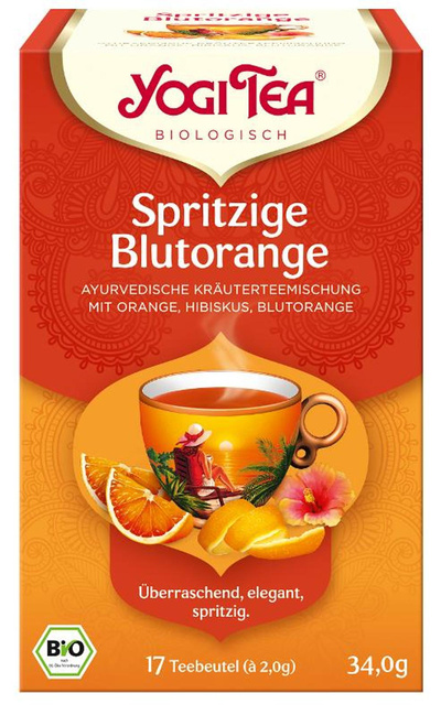 Produktfoto zu Tee Yogi  Spritzige Blutorange TB