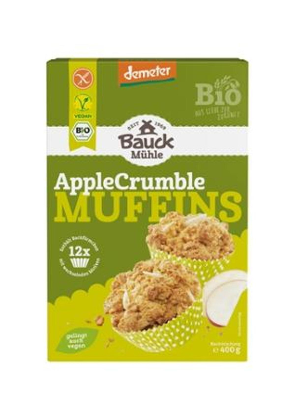 Produktfoto zu Backmischung Apple Crumble für 12 Muffins