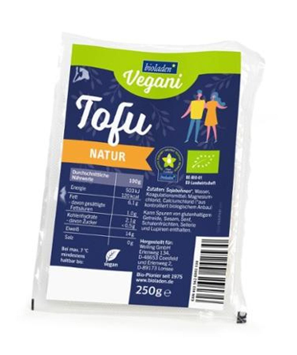 Produktfoto zu Tofu Natur 250g