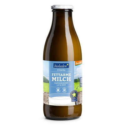 Produktfoto zu Milch Demeter 1,5% 1L