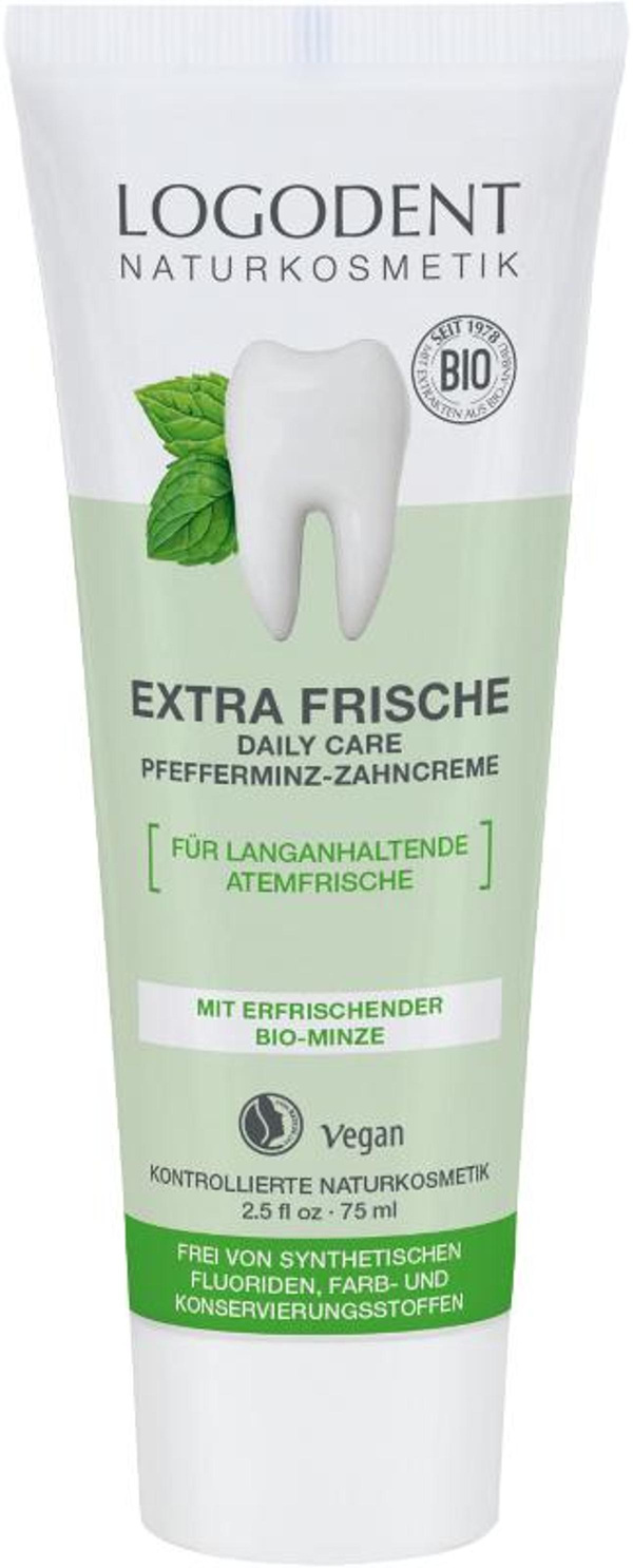 Produktfoto zu EXTRA FRISCHE Pfefferminz-Zahncreme 75ml