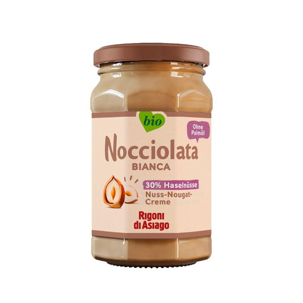 Produktfoto zu Nocciolata Haselnuss Nougat Aufstrich Bianca 250g