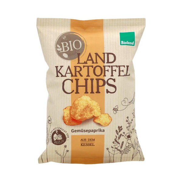 Produktfoto zu Kartoffelchips Gemüsepaprika 125g