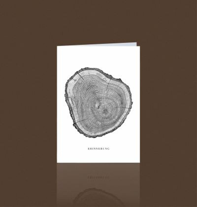 Produktfoto zu Grußkarte Baumscheibe