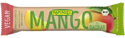 Produktfoto zu Fruchtschnitte Mango & Baobab 40g