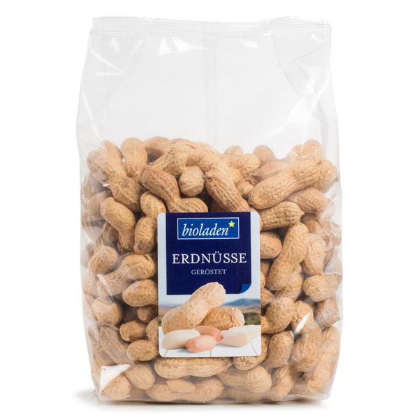 Produktfoto zu Erdnüsse mit Schale 500g