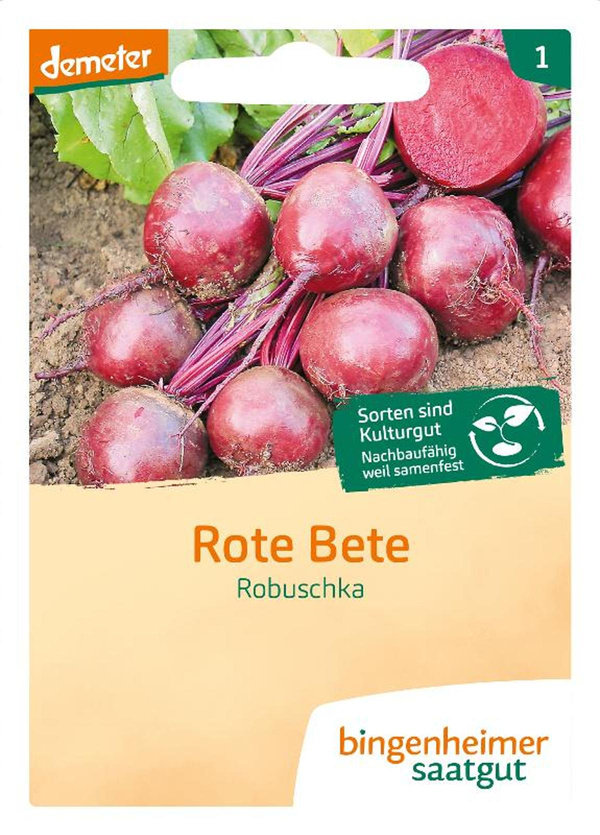 Produktfoto zu Saatgut Rote Rüben "Robuschka"