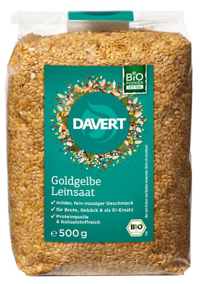 Produktfoto zu Goldgelbe Leinsaat 500g