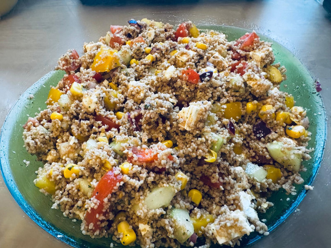 Rezeptbild für Mediterraner Couscous-Salat