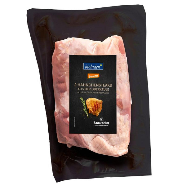 Produktfoto zu Hähnchensteaks aus der Oberkeule 2 Stück (ca. 275g)