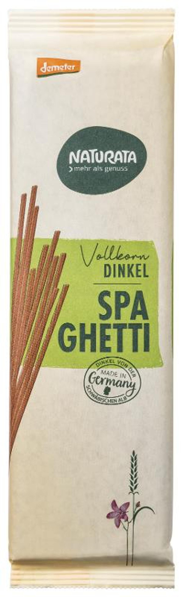 Produktfoto zu Vollkorn Dinkel Spaghetti 500g