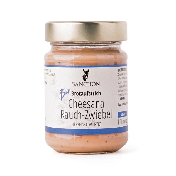 Produktfoto zu Brotaufstrich Cheesana Rauch-Zwiebel 170g