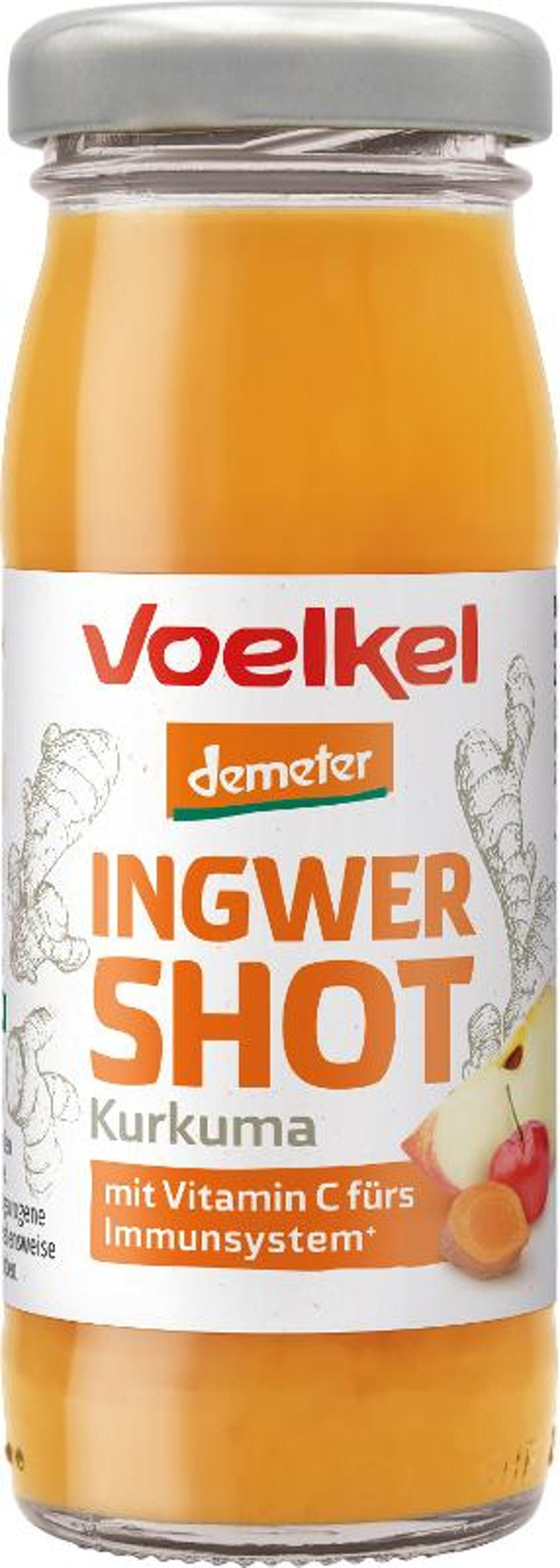 Produktfoto zu Shot Ingwer & Kurkuma 95ml
