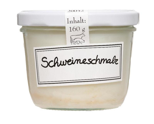 Produktfoto zu Schweineschmalz 160g