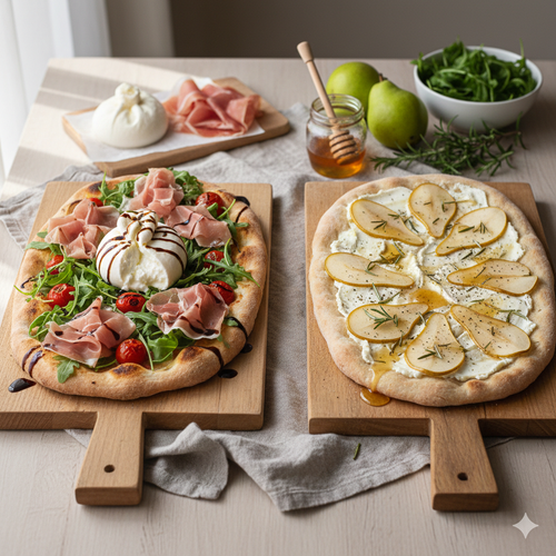 Rezeptbild für Pinsa-Duo