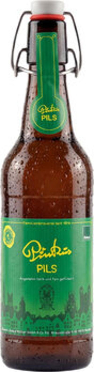 Produktfoto zu Pinkus Pils Bügelflasche 0,5L