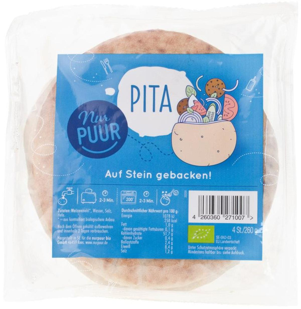Produktfoto zu Pita Taschen 4 Stück