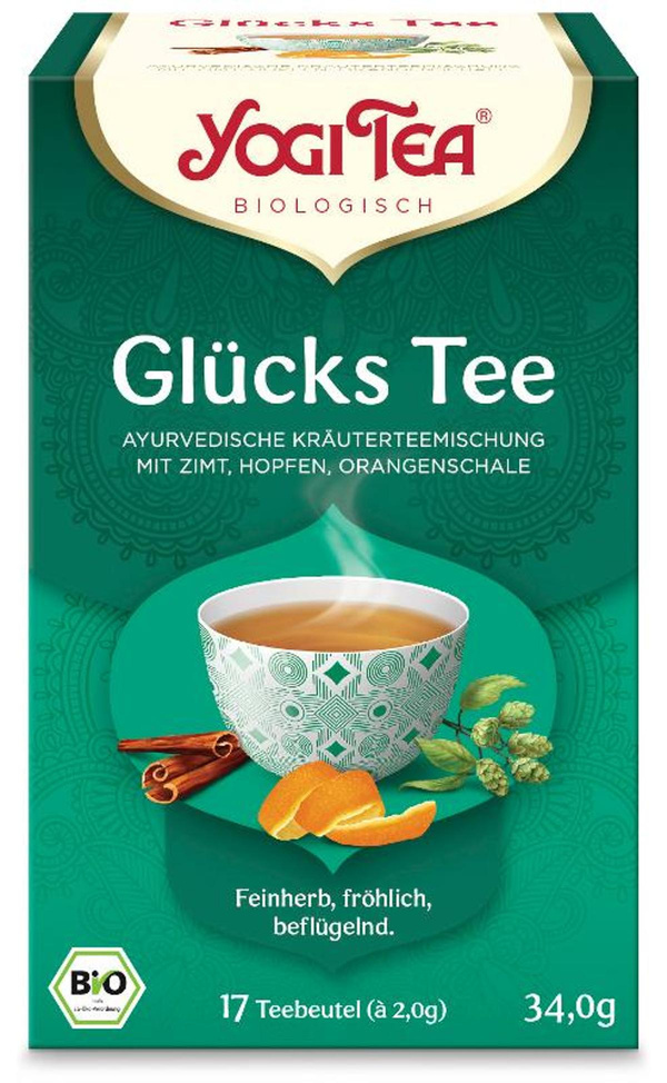 Produktfoto zu YogiTea Glücks Tee 17 Beutel
