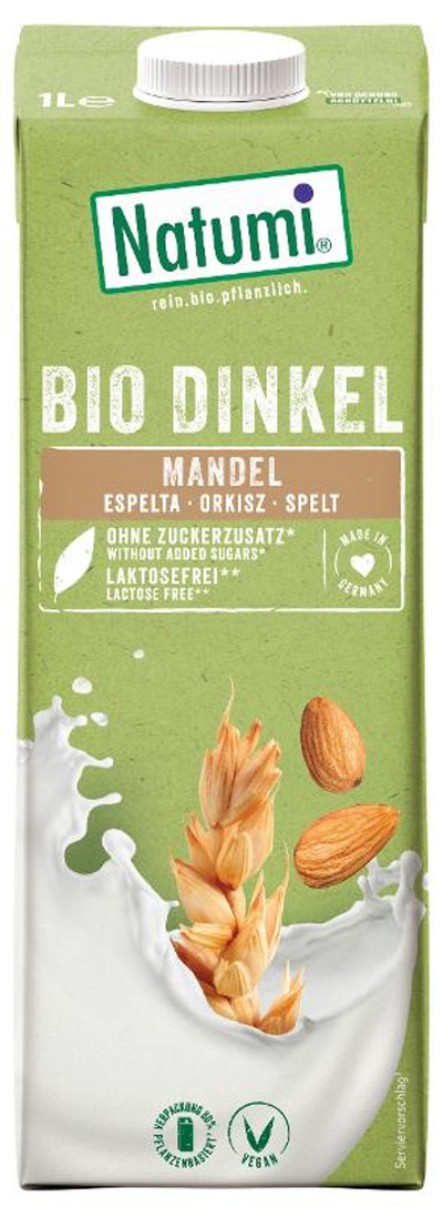 Produktfoto zu Dinkel-Mandel ungesüßt 1L