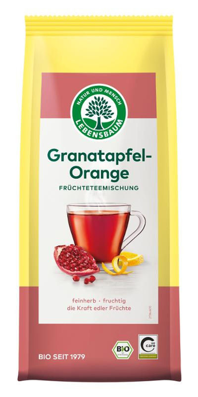 Produktfoto zu Granatapfel Orange Früchtetee 75g