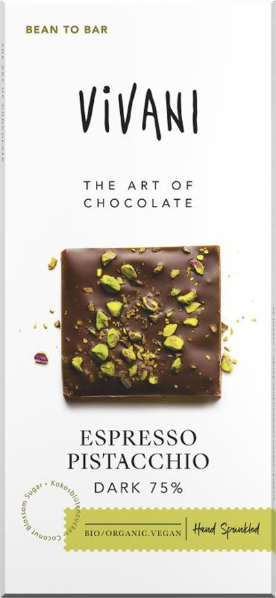 Produktfoto zu Espresso Pistacchio Dark 80 g