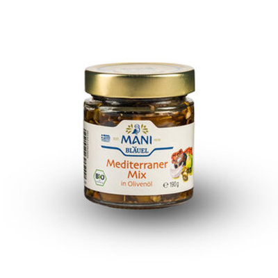 Produktfoto zu Mediterraner Mix in Olivenöl 190g