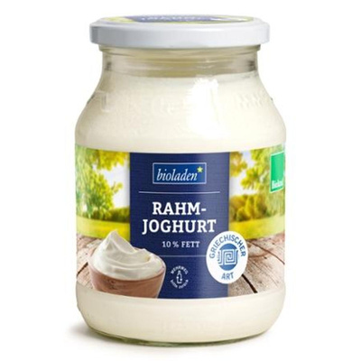 Produktfoto zu Rahmjoghurt sahnig mild 10% Fett 500g