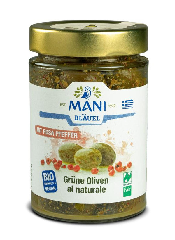 Produktfoto zu Grüne Oliven al naturale 205g