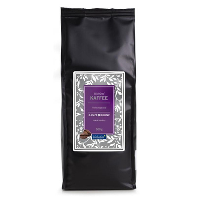 Produktfoto zu Hochlandkaffee ganze Bohne 500 g