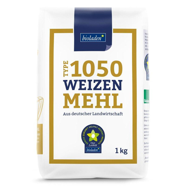 Produktfoto zu Weizenmehl 1050 1kg vegan