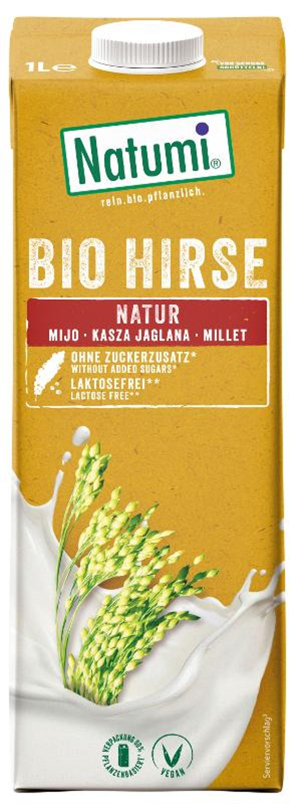 Produktfoto zu Hirse Natural 1L