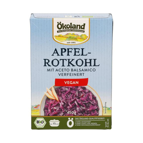 Produktfoto zu TK Apfel-Rotkohl 450g vegan