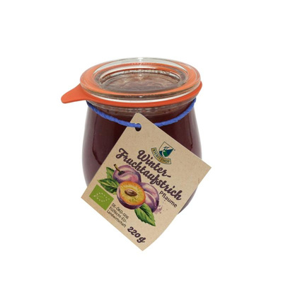 Produktfoto zu Fruchtaufstrich Winterliebe Pflaume 220g
