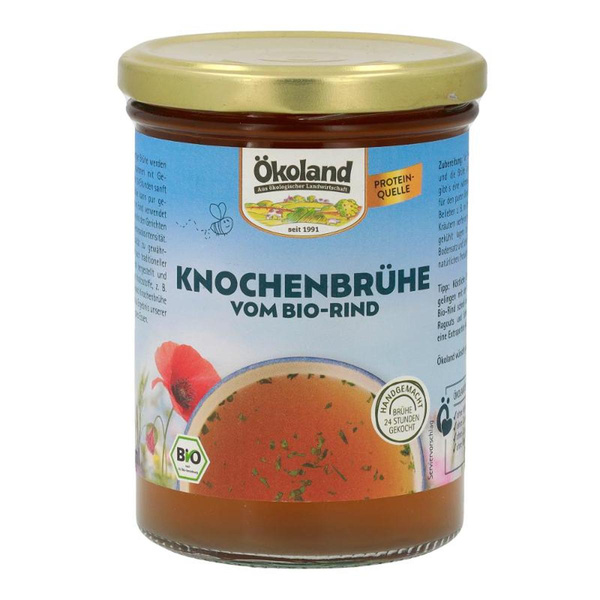 Produktfoto zu Knochenbrühe vom Bio-Rind 380ml
