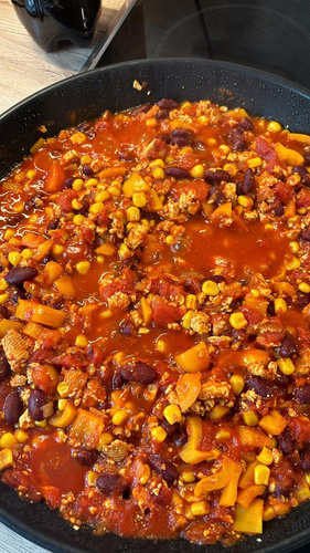 Rezeptbild für Chili sin Carne mit Joghurt