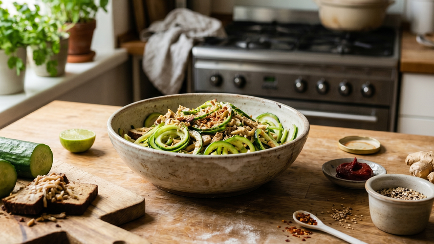 Rezeptbild für Asiatischer Gurken-Salat