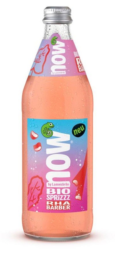 Produktfoto zu now Sprizzz Rhabarber 10*0,5l