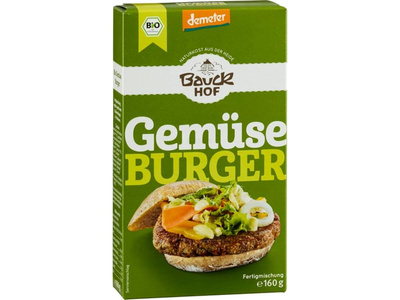 Produktfoto zu Gemüseburger Fertigmischung für 6 große Bratlinge