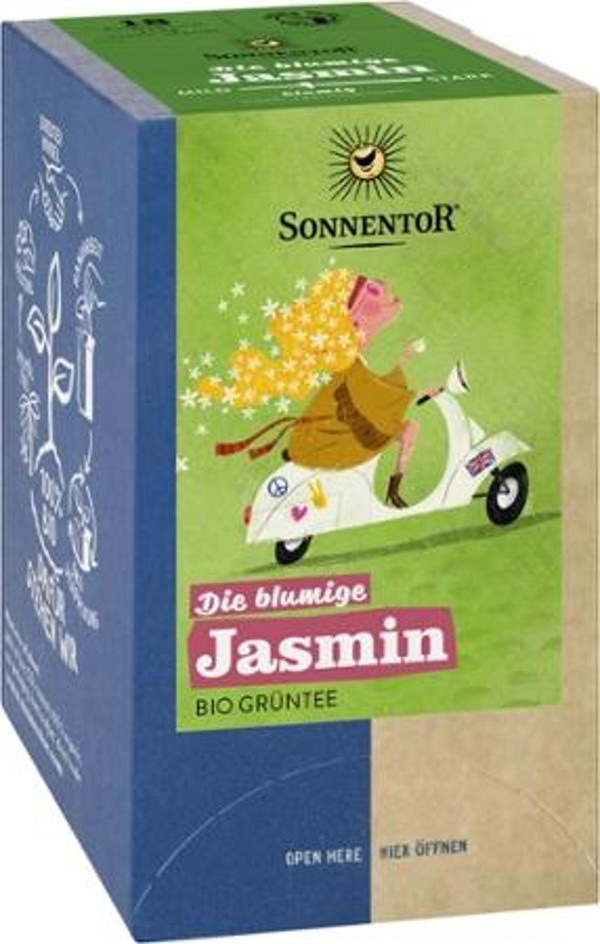 Produktfoto zu Die blumige Jasmin Tee 18 Beutel