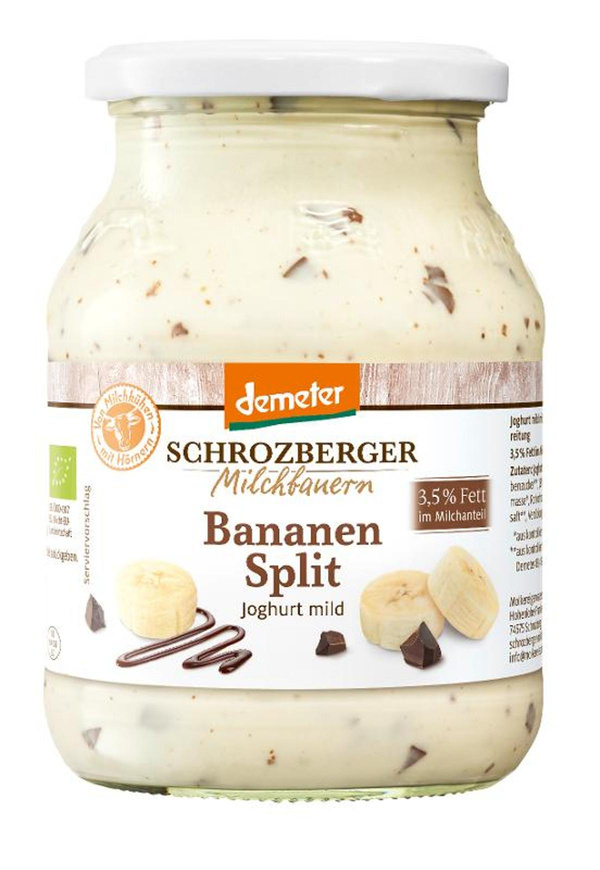 Produktfoto zu Joghurt Bananensplit 3,5% 500 g