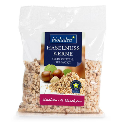 Produktfoto zu Haselnusskerne geröstet & gehackt 100g